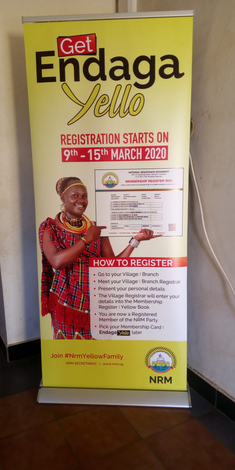 NRM carries out mass registration of members