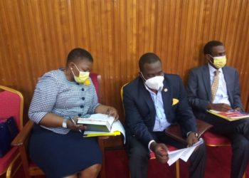 NRM Secretary General Kasule Lumumba Leads Party Officials To Parliament
