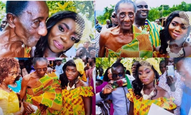 35-year-old woman weds 97-year-old man, says he is good in bed