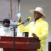 Museveni preaches wealth, jobs creation amidst heavy downpour