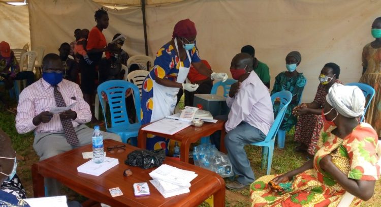 Bukedea Starts COVID19 vaccination at burials