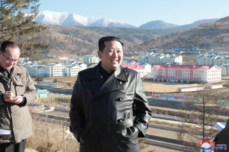 H.E. Kim Jong Un provides Field Guidance to Samjiyon City newly built.