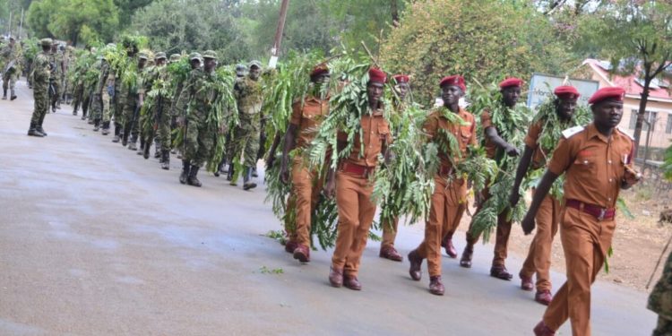 Joint security forces, Leaders Mark Tarehe Sita In Karamoja Sub region