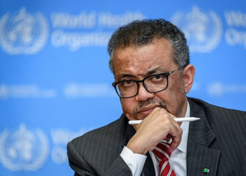 World Health Organization (WHO) Director-General Tedros Adhanom Ghebreyesus attends a daily press briefing on COVID-19, the disease caused by the novel coronavirus, at the WHO headquarters in Geneva on March 11, 2020. PHOTO | FABRICE COFFRINI |AFP