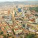 kampala city aerial view