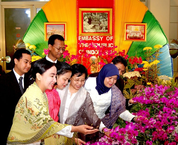 Necklace Portraying Kimilsungia Tells