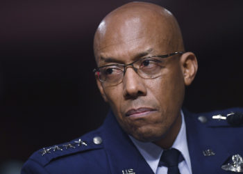 Air Force general confirmed as first black chief of a U.S. military service