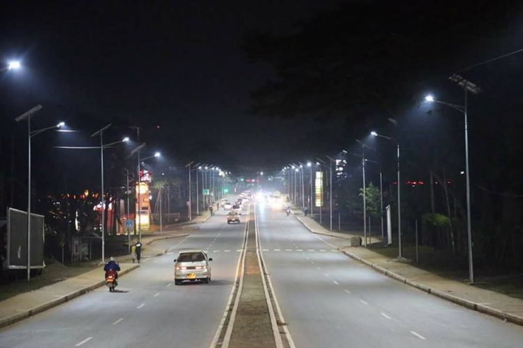 Street lights bring hope of security in Kamwokya slum