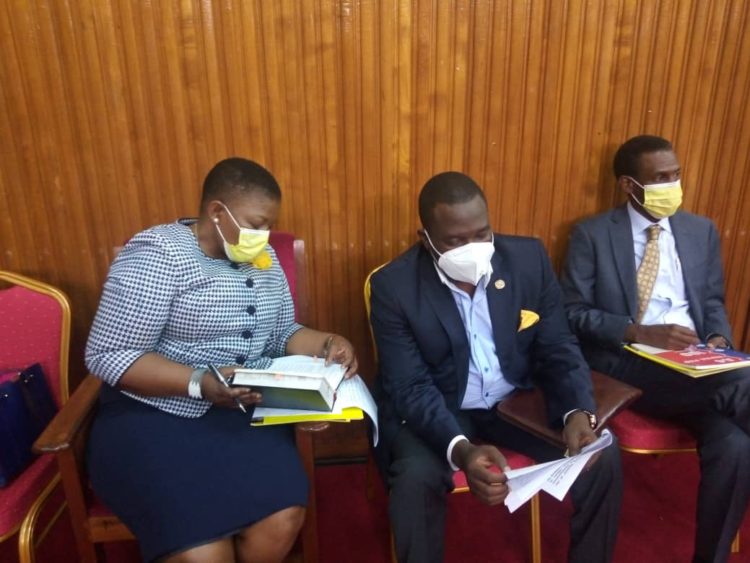 NRM Secretary General Kasule Lumumba Leads Party Officials To Parliament
