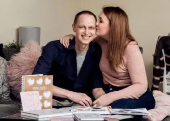 Young couple forced to quickly plan their dream wedding after husband-to-be was given SIX months to live from terminal cancer diagnosis