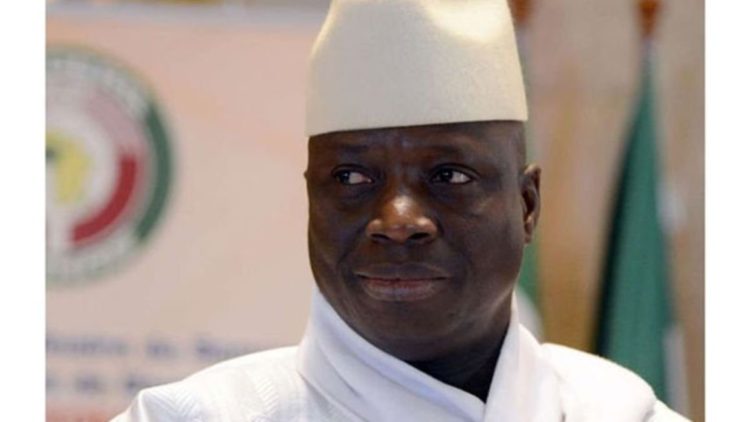 Former Gambian President Yahya Jammeh. AFP PHOTO