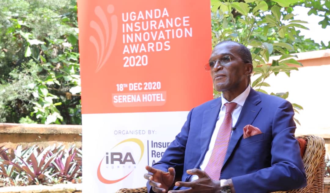 IRA Uganda CEO Hajji Kaddunabbi Lubega addressing the media on the sidelines of the awards