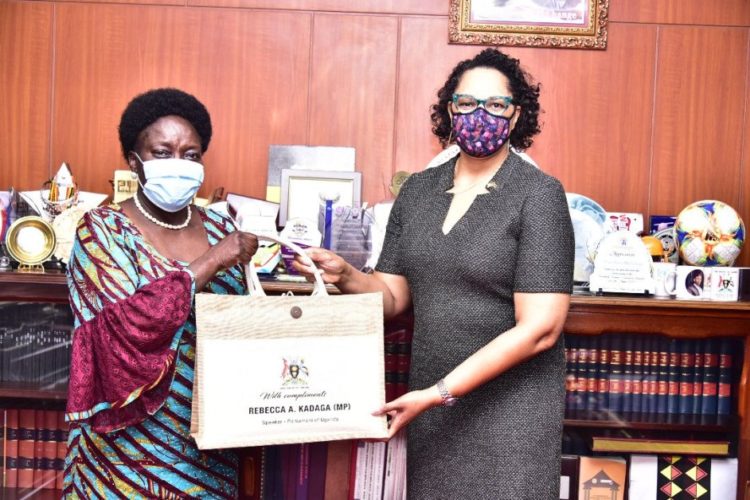 New US Ambassador To Uganda Meets Kadaga, Calls For Peaceful & Transparent Elections