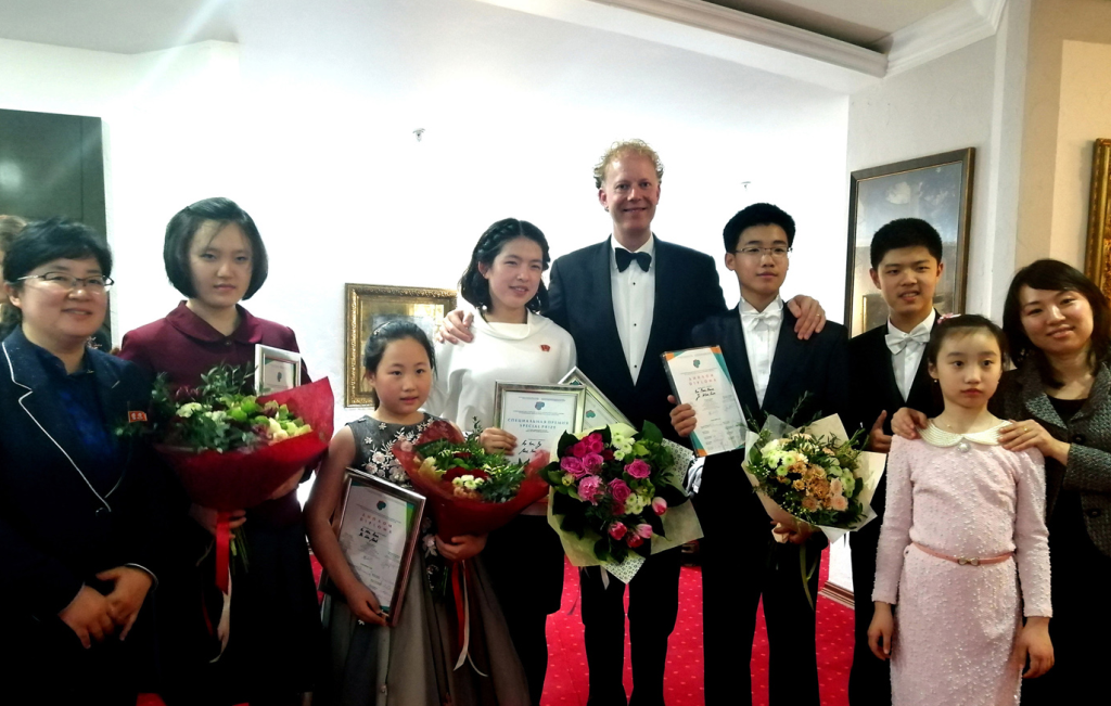 At the prize-awarding ceremony of the Third Krainev Moscow International Piano Competition (March 2019)