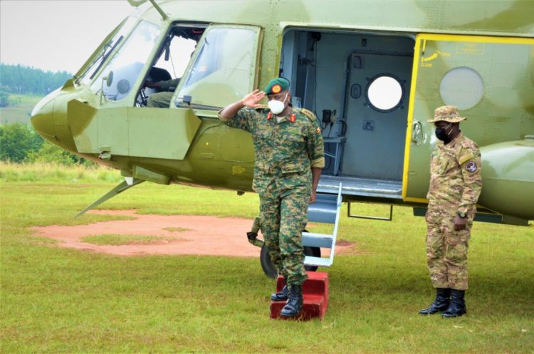 Gen Kainerugaba Visits UPDF Detach Attacked by CODECO Rebels