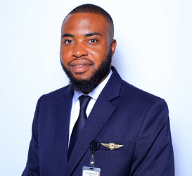 Meet Captain Kennedy Udeze, The Jovial, Focused & Experienced Uganda Airlines Pilot