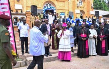 Museveni Urges Catholics to Work Hard, Support Families, Church, and Nation at Lubaga Cathedral Centenary